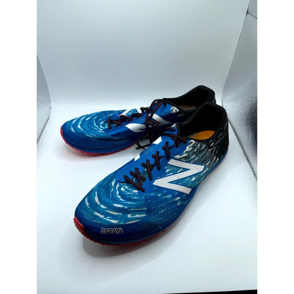 New Balance‎ 900 Cross Country Sarava MXCS900A Mens 12 D Blue Spikes Track Shoes